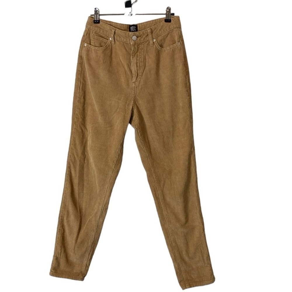 BDG tan corduroys mom high rise pants